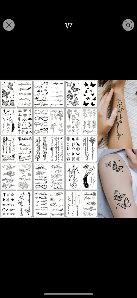 Faux Tatouages temporaires