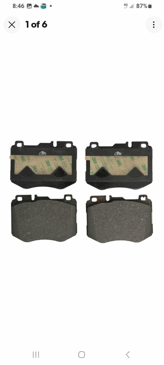 Benz C-class front brake pad