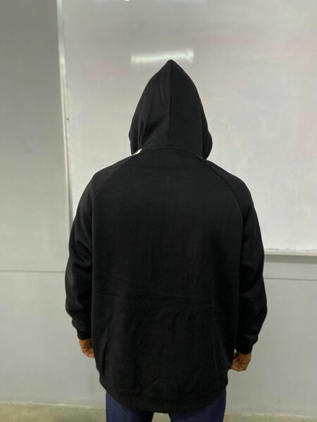 Veste à Capuche Noire Homme