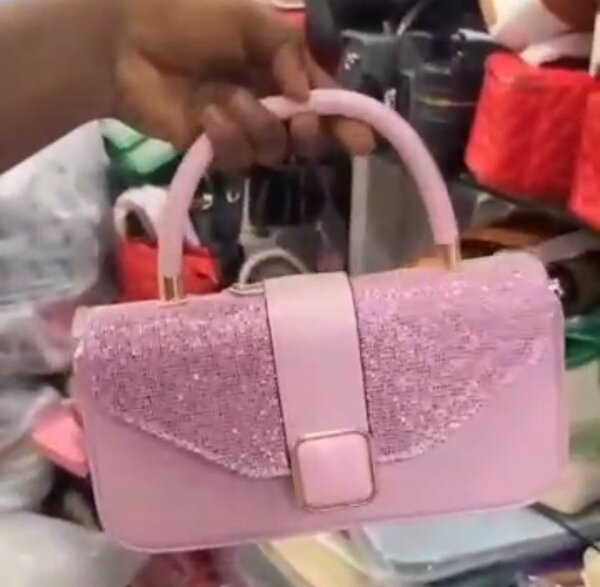 Sac bandoulière pailleté