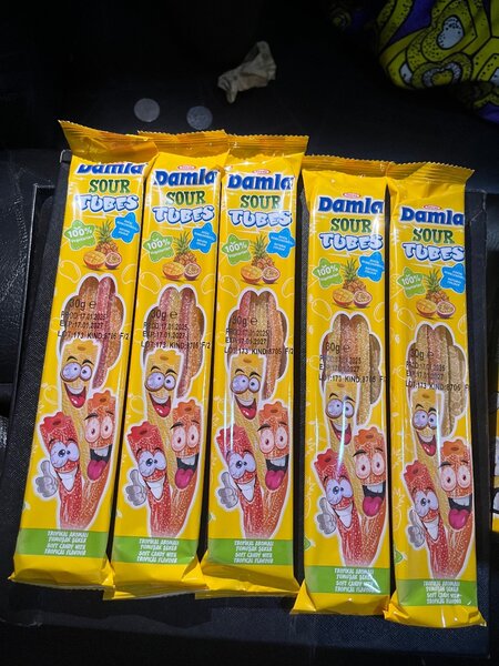 Damla Sour Tubes Bonbons Acides