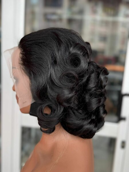 Perruque bouncy T10 humaine