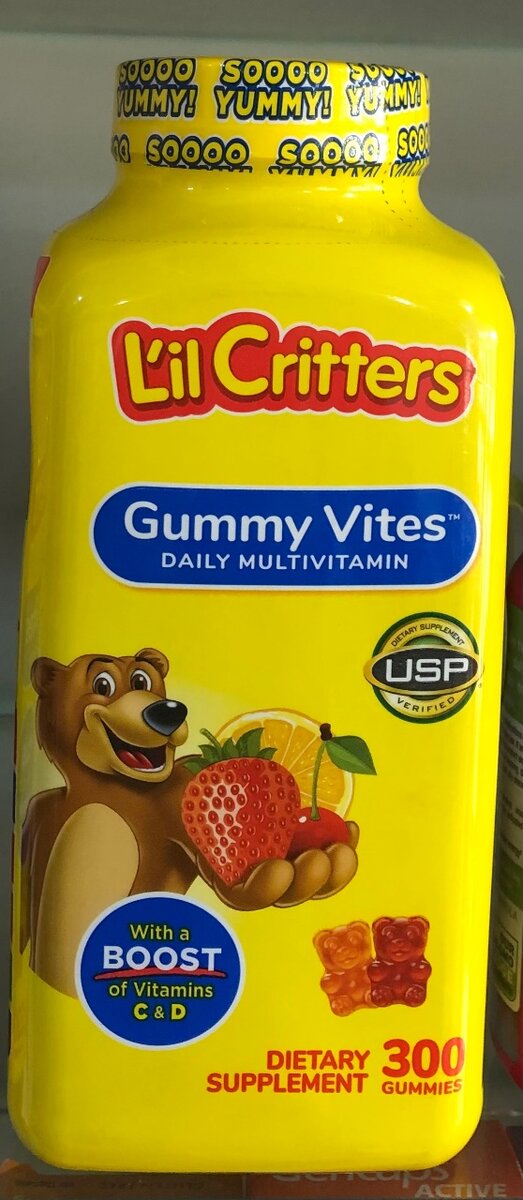 LIL CRITTERS GUMMY VITES 300,s