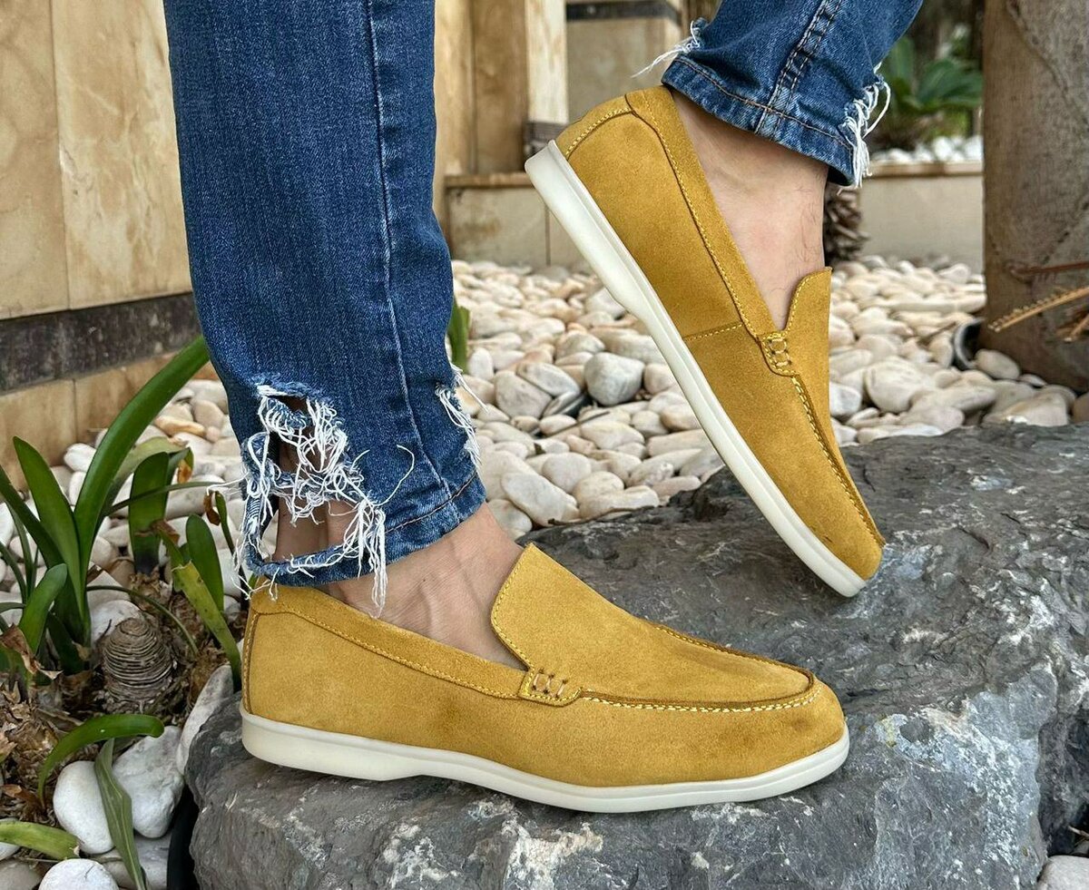 Mocassins en daim élégants