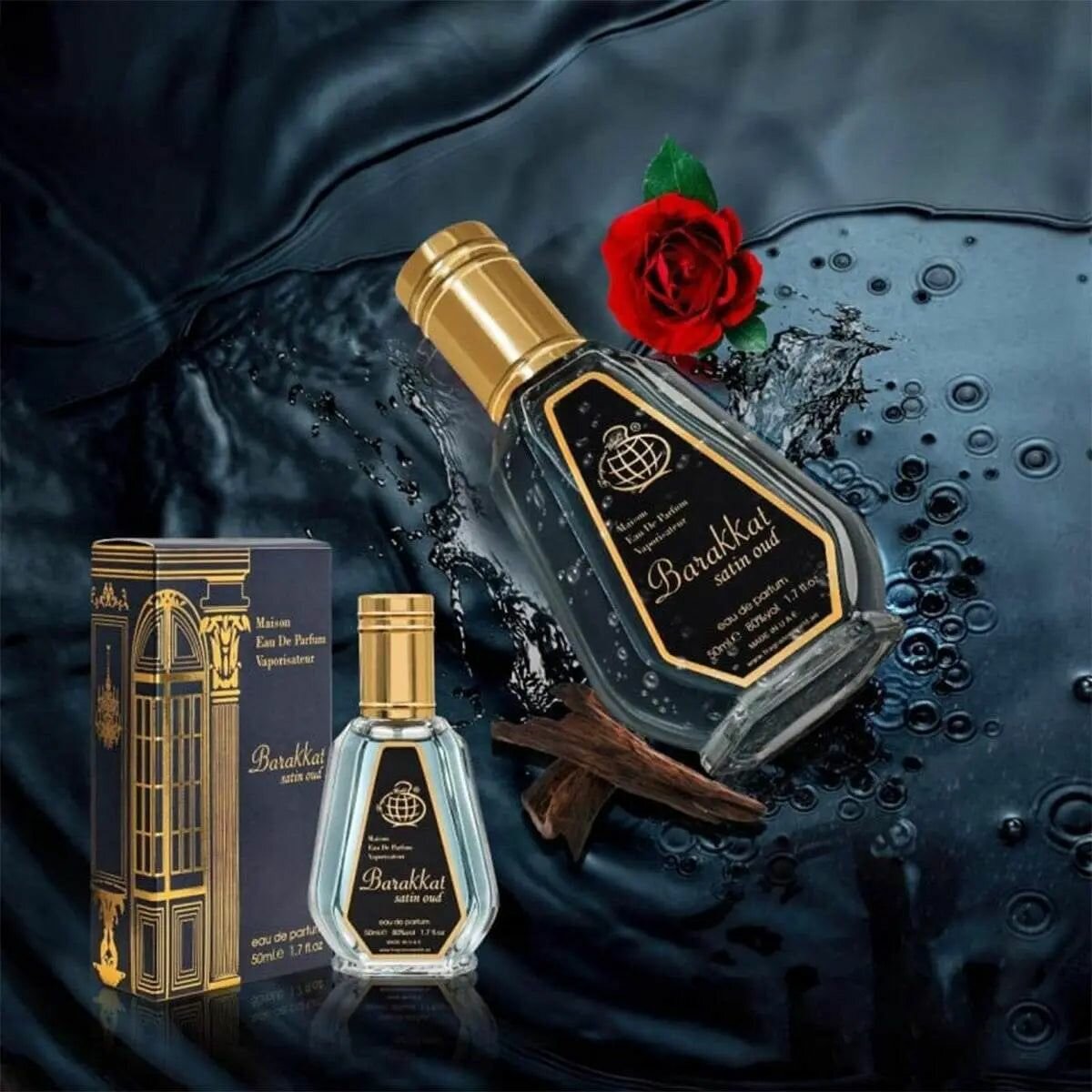 Fragrance world Barakkat satin oud eau de parfum 50ml