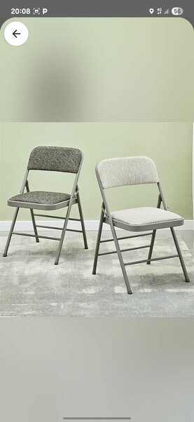 Chaises pliantes confortables