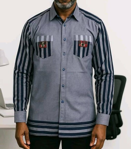 Chemise à motifs élégants homme