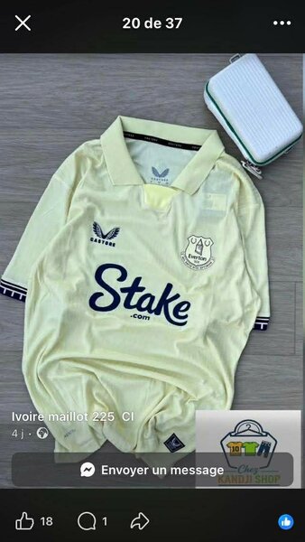 Maillot de football authentique