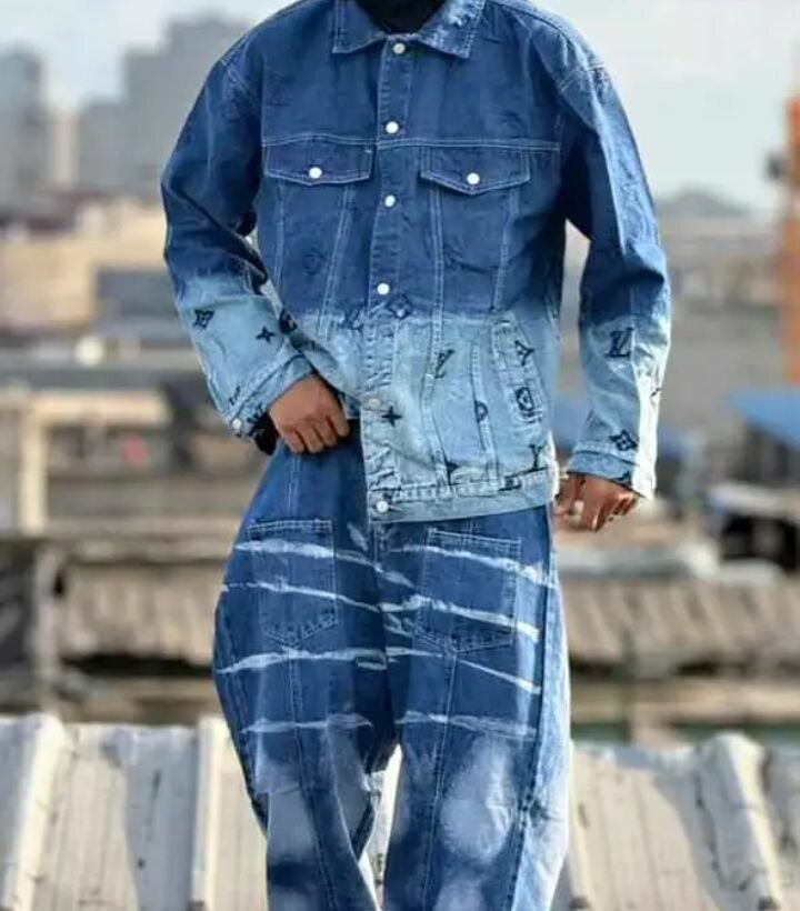Ensemble denim streetwear