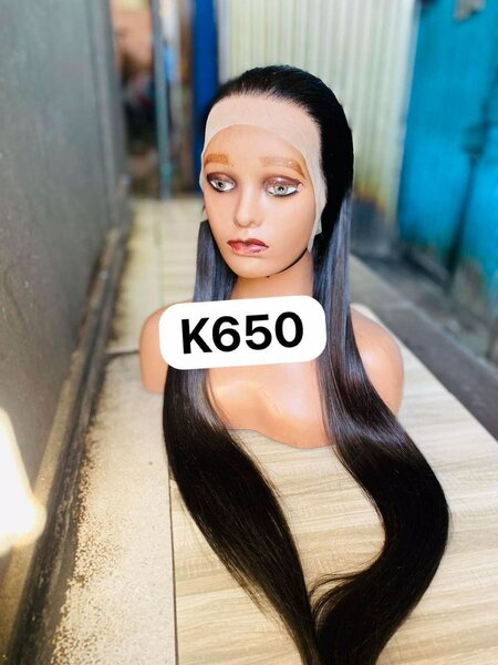 Long straight wig