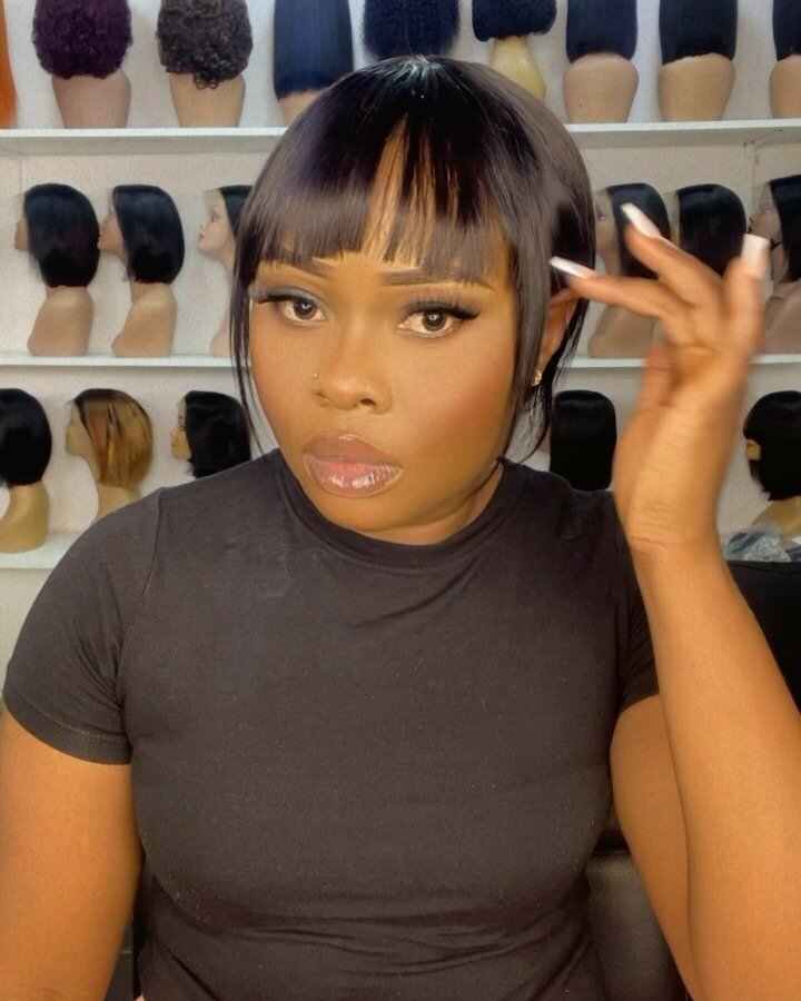 10inches fringe paired with a 2*6 closure