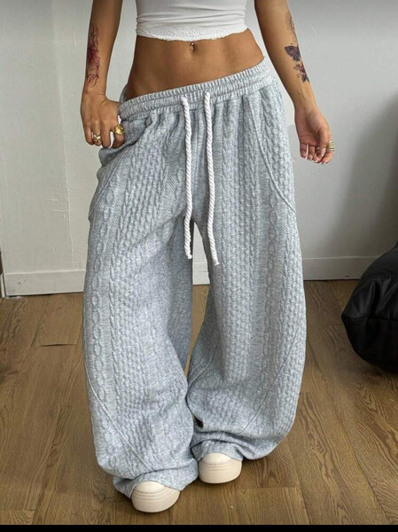 Pantalon large confortable femme