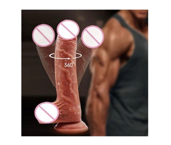 Gode réaliste ventouse 19,5cm