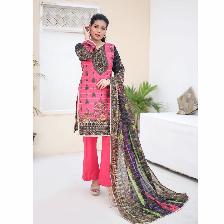 Unstitched Lawn e pieces Suits
