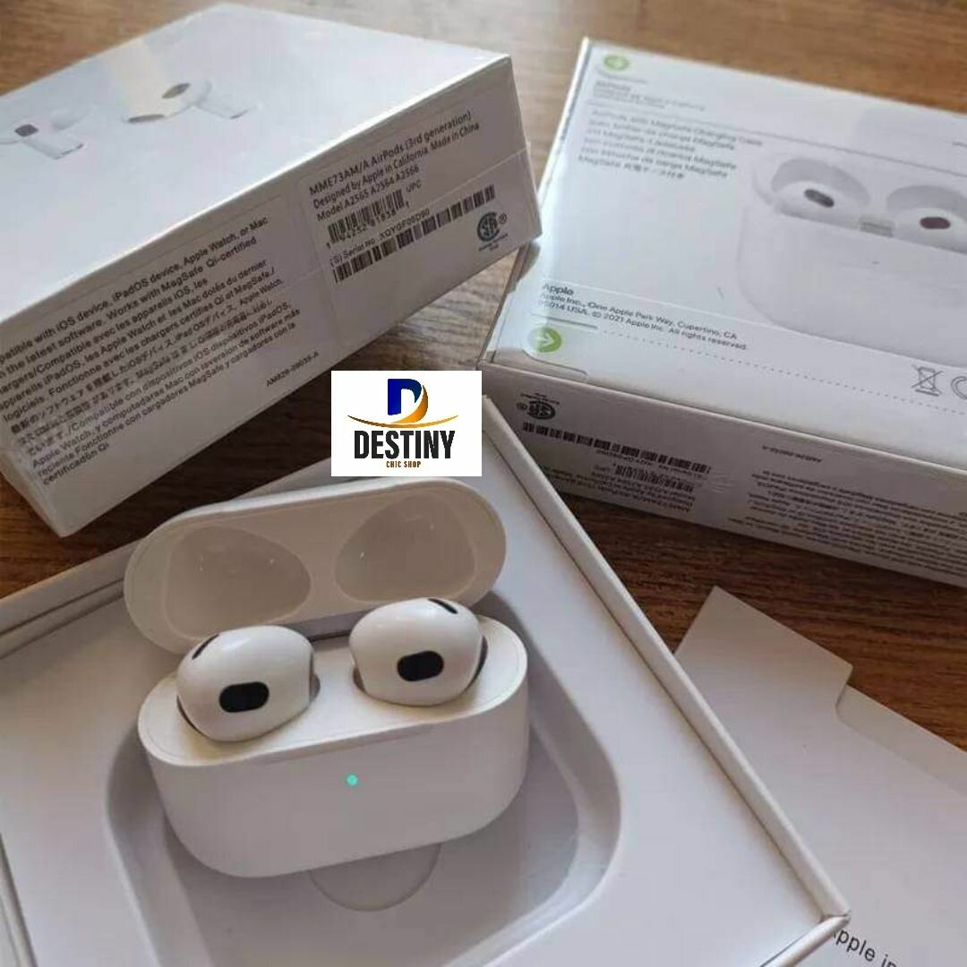 Airpods 3 nouvelle génération certifié CE pure bass