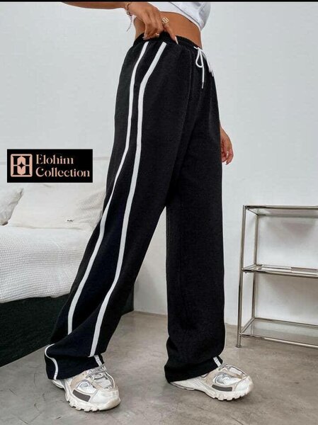 Femme et garçon chic pantalon