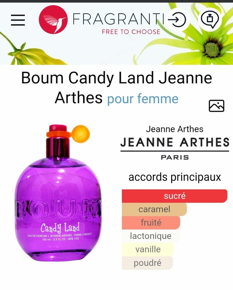 Parfum Boum Candy Land Femme