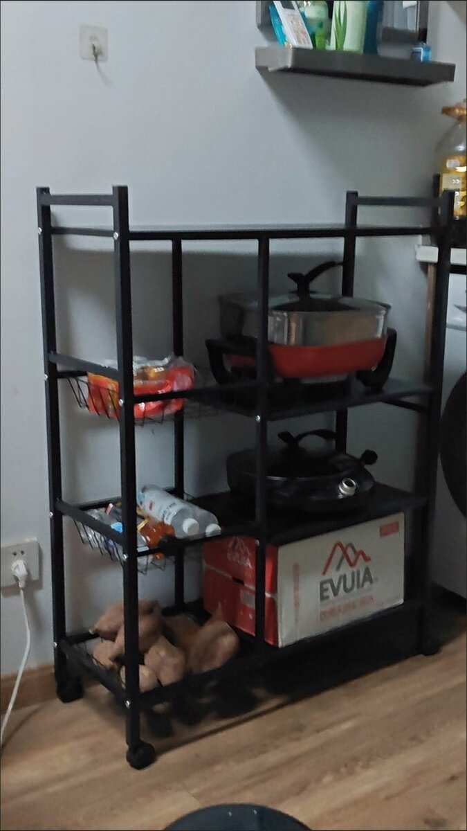 Kitchen storage rack