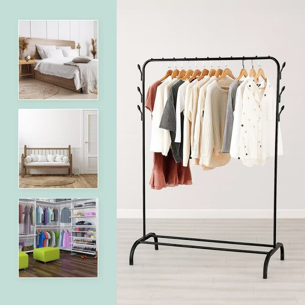 Portant vêtements ajustable moderne