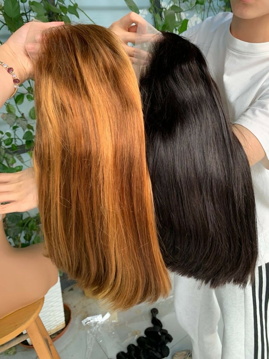 Perruques naturelles en dentelle