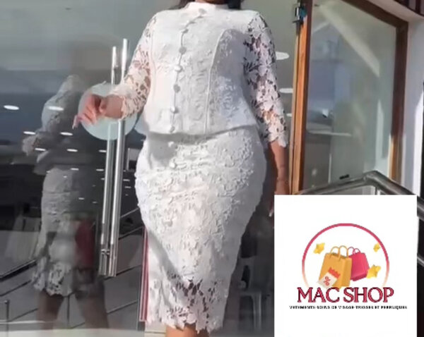 Robe en dentelle élégante