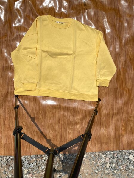 Yellow sweatshirt