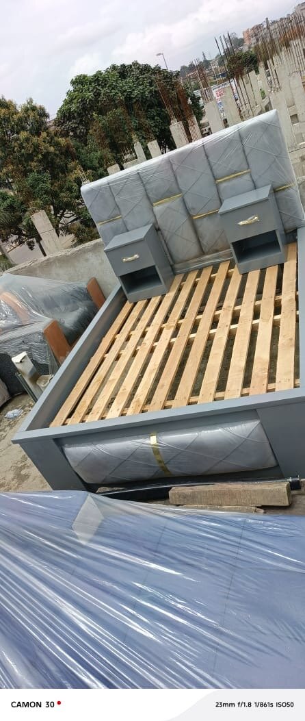 Ensemble Lit en Bois Moderne