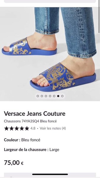 Tongs mode pour hommes