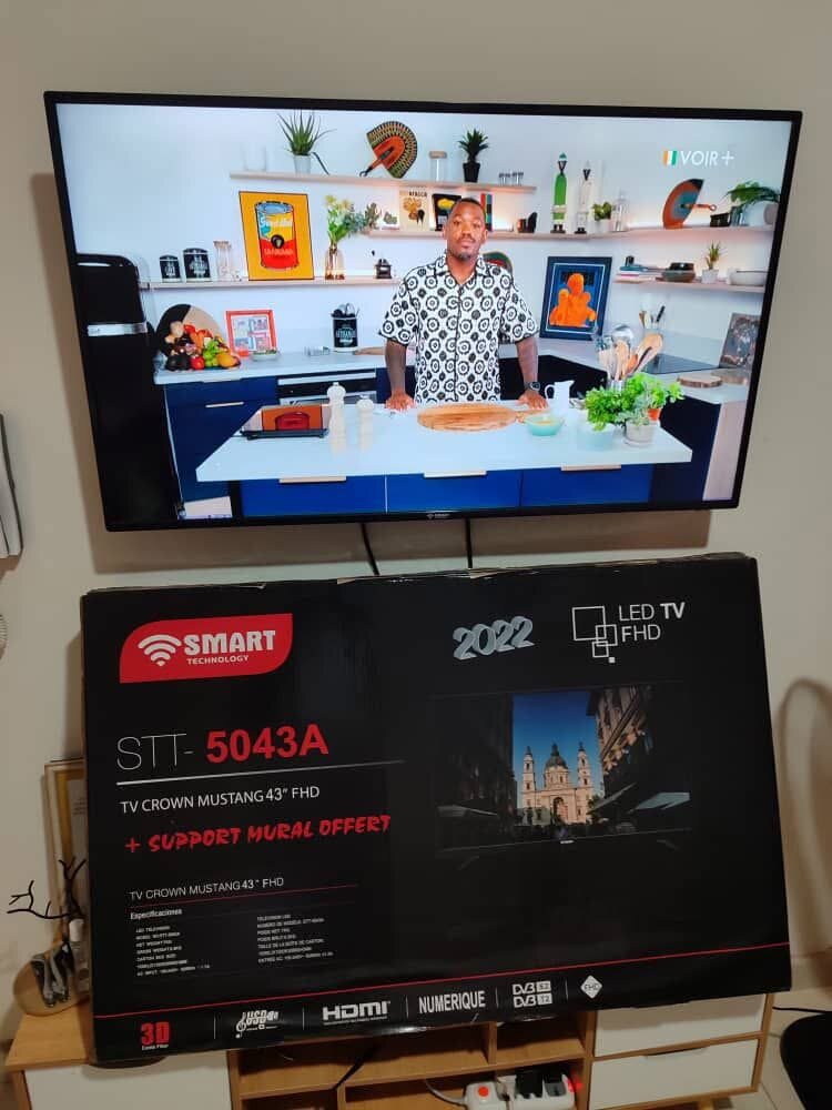 Téléviseur LED 43 pouces Crown STT-5043A FHD