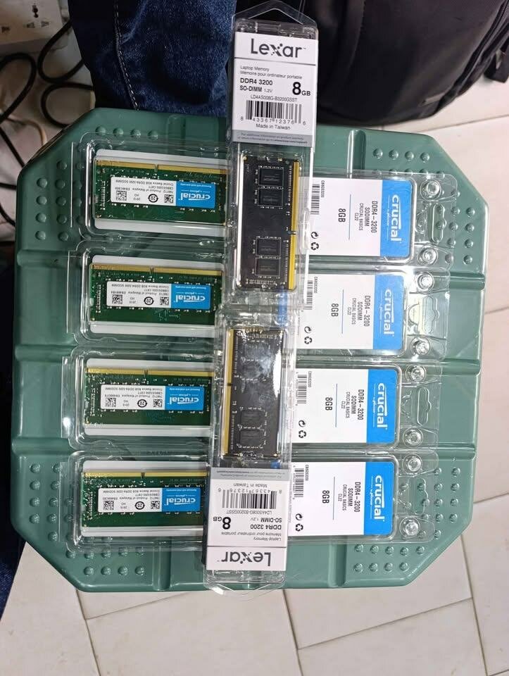 RAM DDR4 8GB Crucial