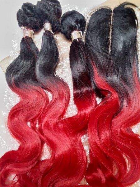 Extensions cheveux bicolores