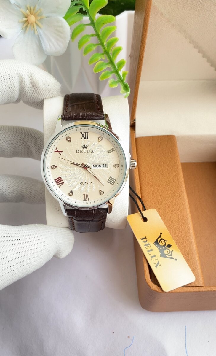 Delux Leather Watch