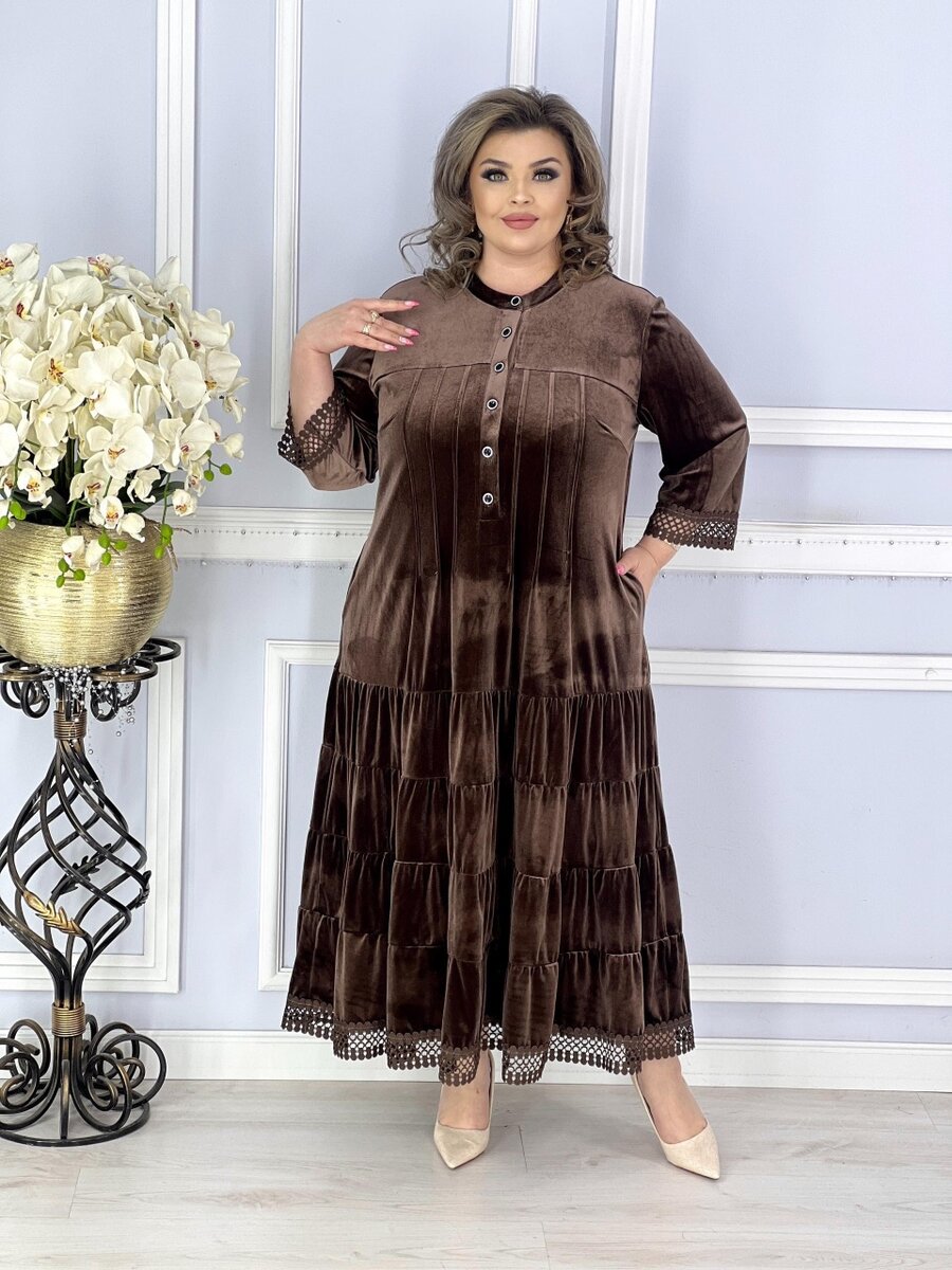 Платье женское для больших размеров