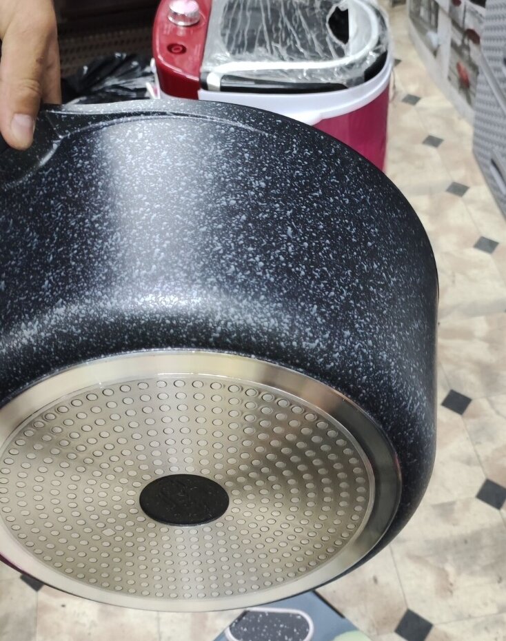 Казан Uakeen Vk-T432 Объем 10 литров Не прилипает Гранитный материал