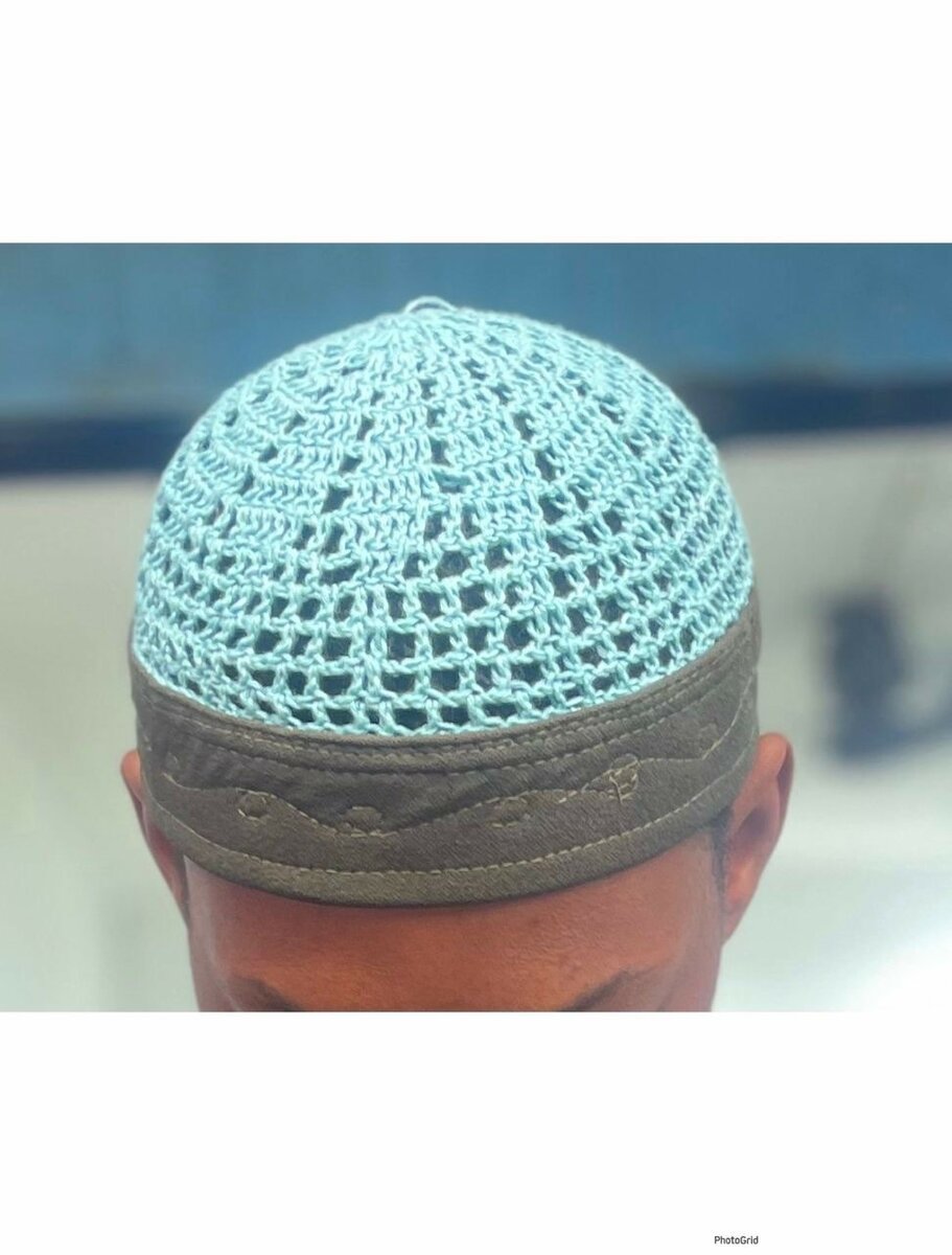 Chapeau Kufi en crochet élégant