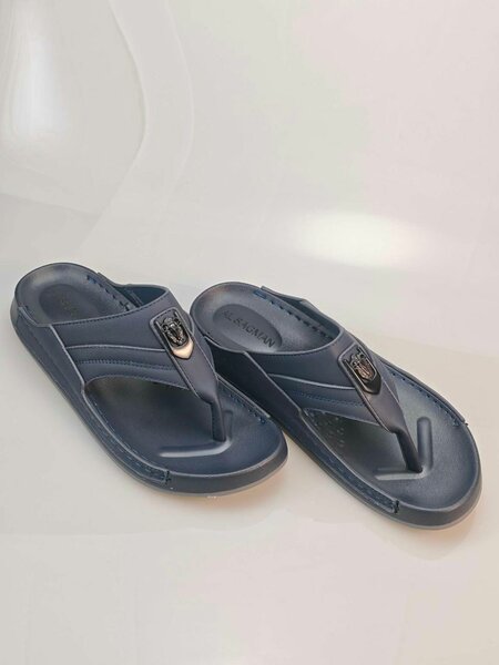 Tongs confort homme bleu marine