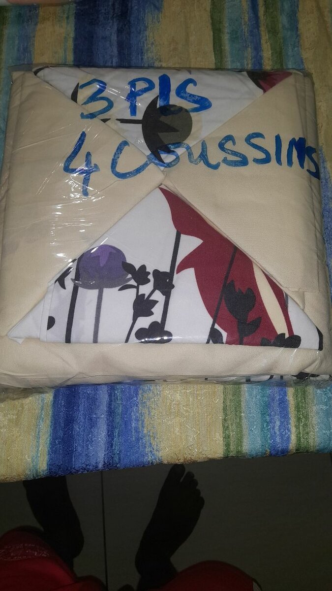 Parures de lit avec taies