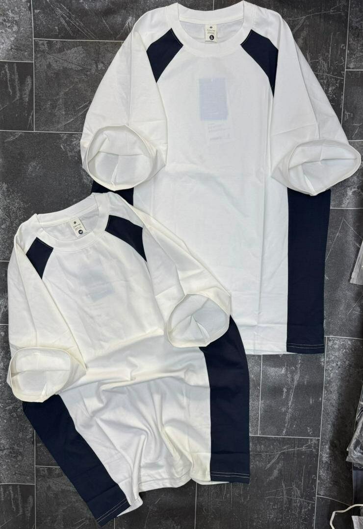 T-shirts blanc et noir unisexe