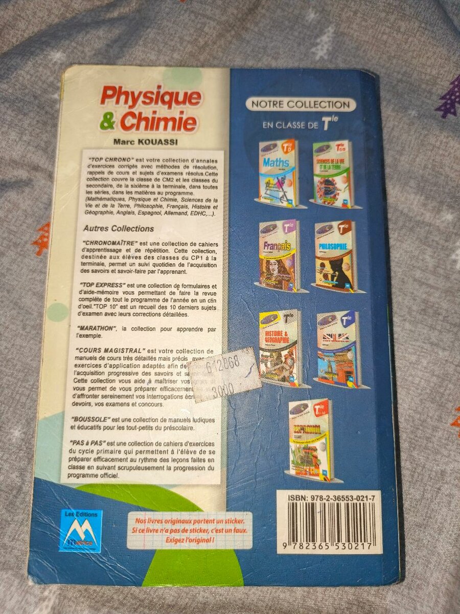 Manuel Physique & Chimie Bac