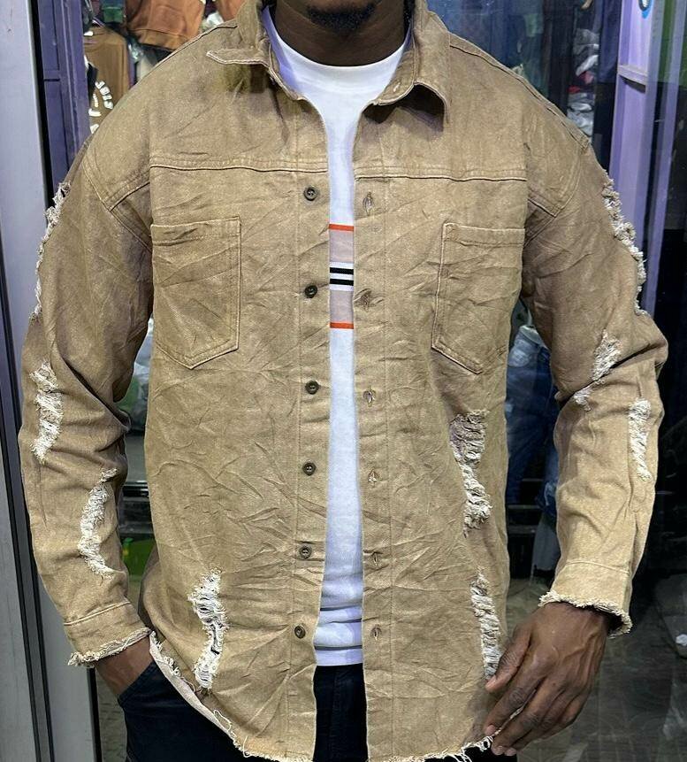 Veste en jean homme tendance