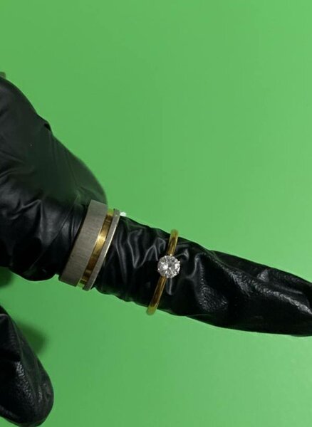 Anneaux élégants en or