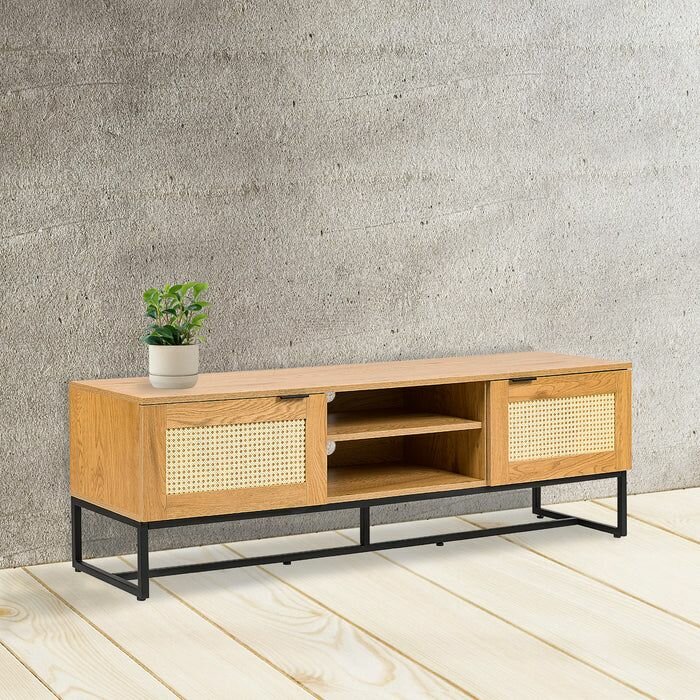Meuble TV en bois style scandinave