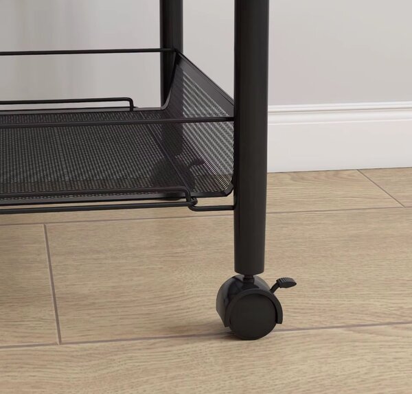 Étagère métallique noir