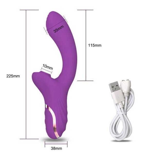 Vibromasseur Silicone Rechargeable