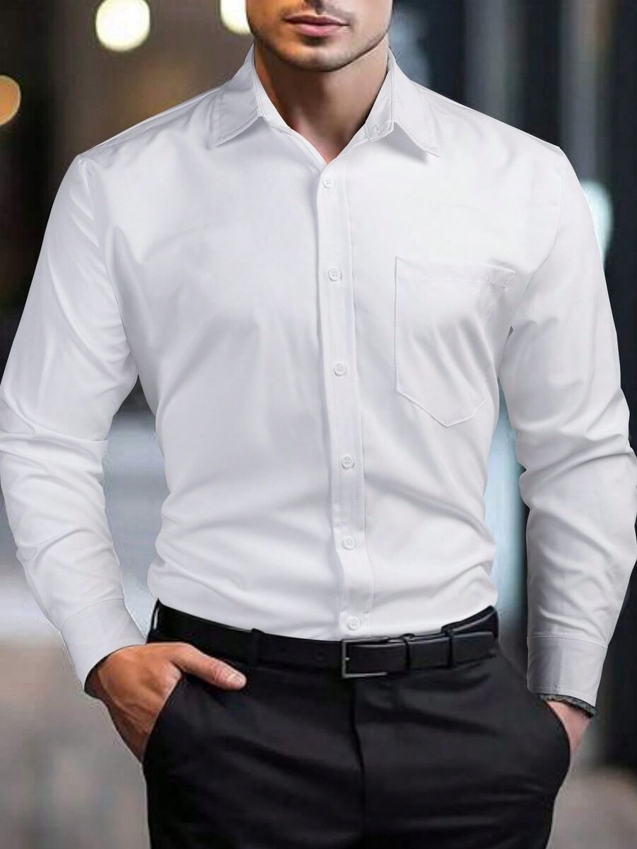 Chemise blanche pour homme
