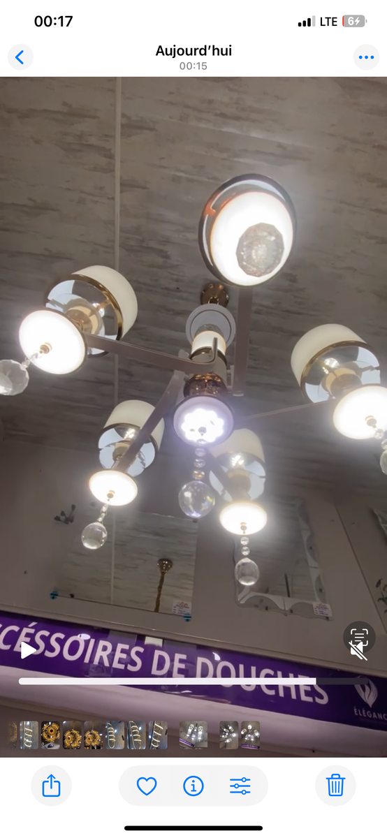 Suspension lumineuse design moderne