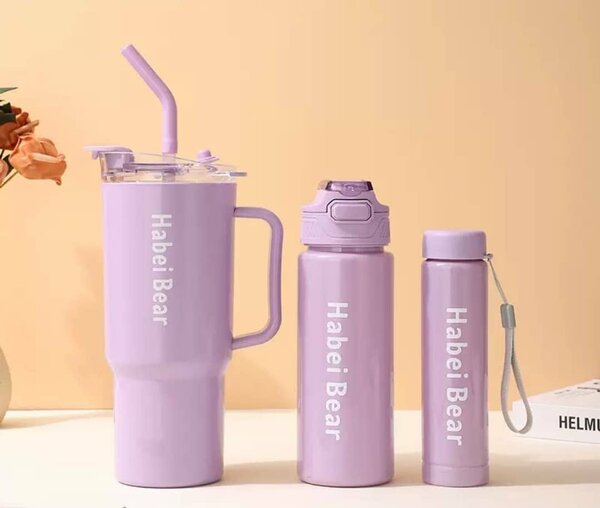3 in 1 water and food bottle