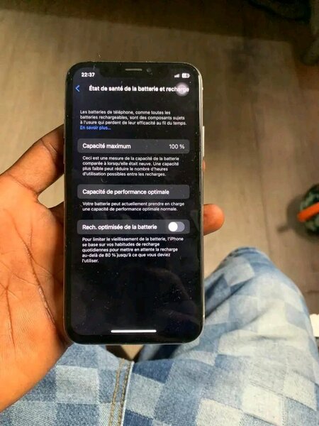 iPhone XS 256 Go Argent