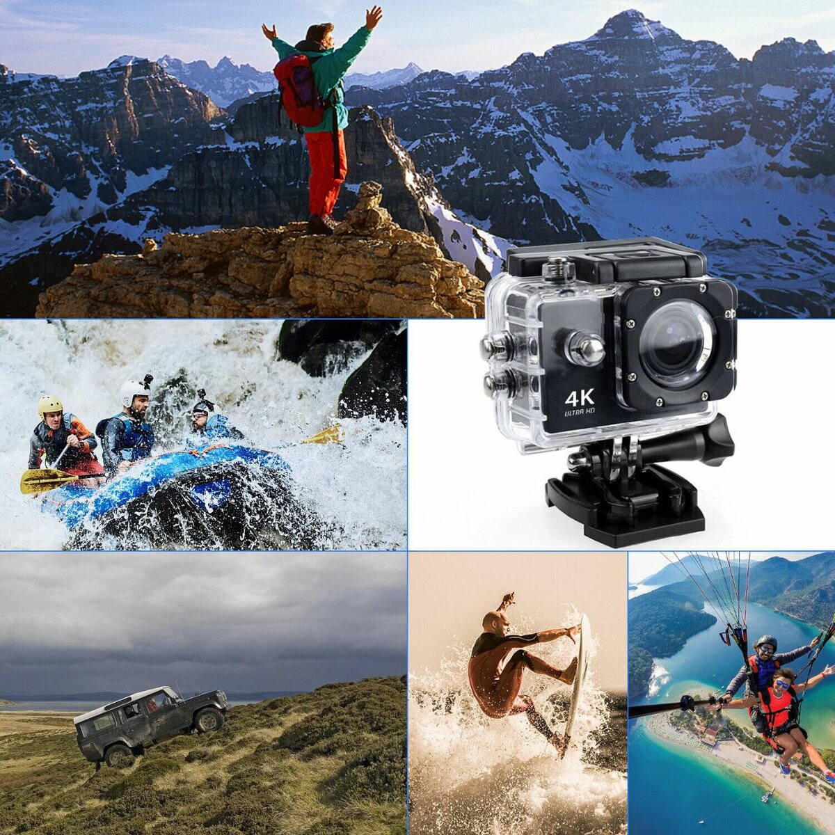 Digital Video Sports Camera . 4k Ultra HD.