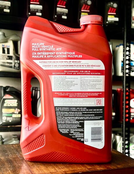 VALVOLINE AFV 5L from (CANADA)